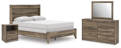 J&M Furniture - Ashley Furniture - Elbrim Queen Panel Bed, Dresser, Mirror and Nightstand - Queen Panel Bed, Dresser, Mirror and Nightstand - PCB2005B25