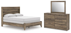 J&M Furniture - Ashley Furniture - Elbrim Queen Panel Bed, Dresser and Mirror - Queen Panel Bed, Dresser and Mirror - PCB2005B3