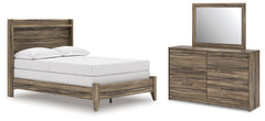 J&M Furniture - Ashley Furniture - Elbrim Full Panel Bed, Dresser and Mirror - Full Panel Bed, Dresser and Mirror - PCB2005B9