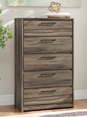 J&M Furniture - Ashley Furniture - Elbrim Chest of Drawers - Five Drawer Chest / Brown - PCB2005-46