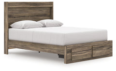 J&M Furniture - Ashley Furniture - Elbrim Queen Panel Storage Bed - Queen Panel Storage Bed / Brown - PCB2005B4