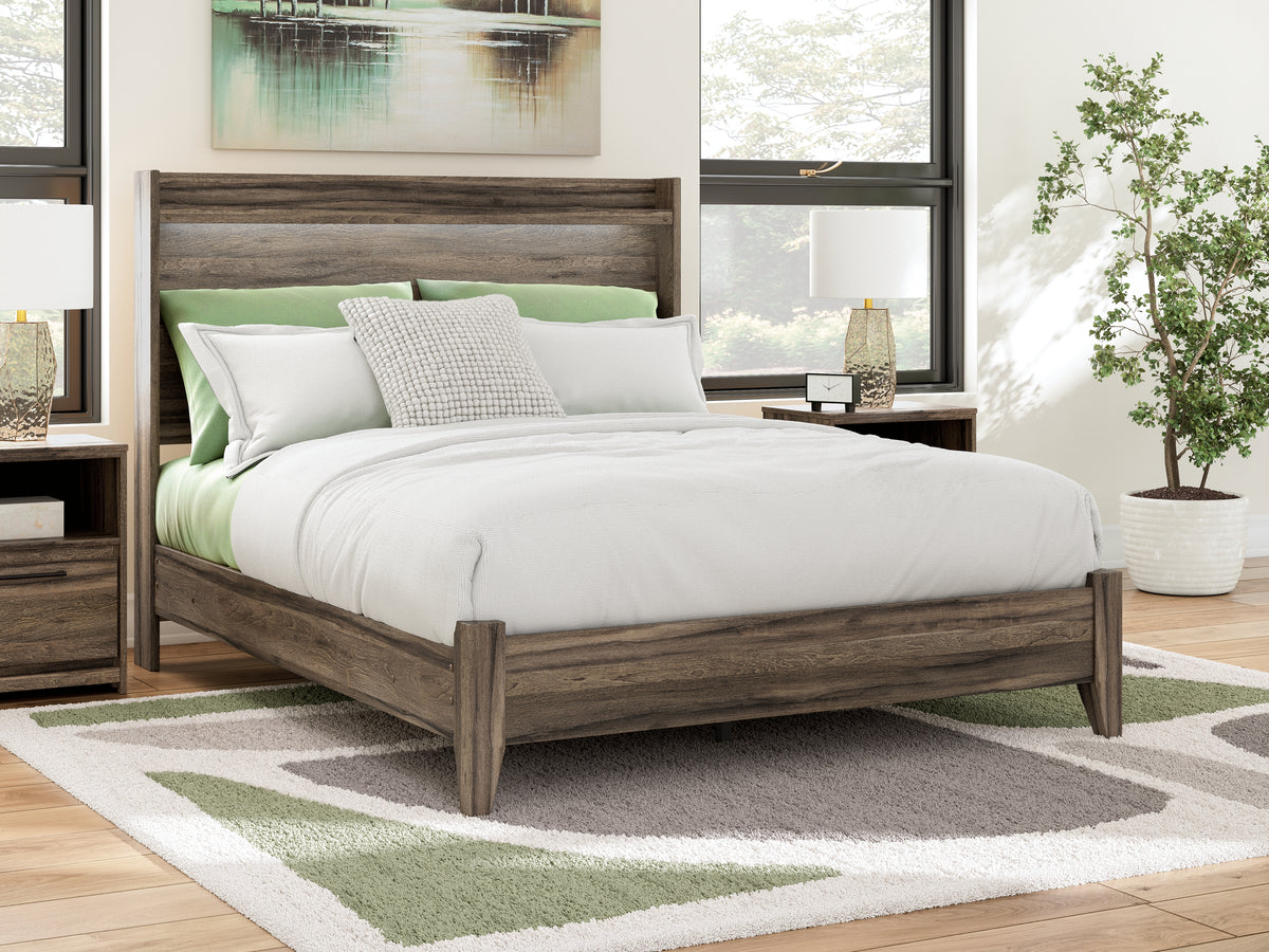 J&M Furniture - Ashley Furniture - Elbrim Queen Panel Bed - Queen Panel Bed / Brown - PCB2005B2