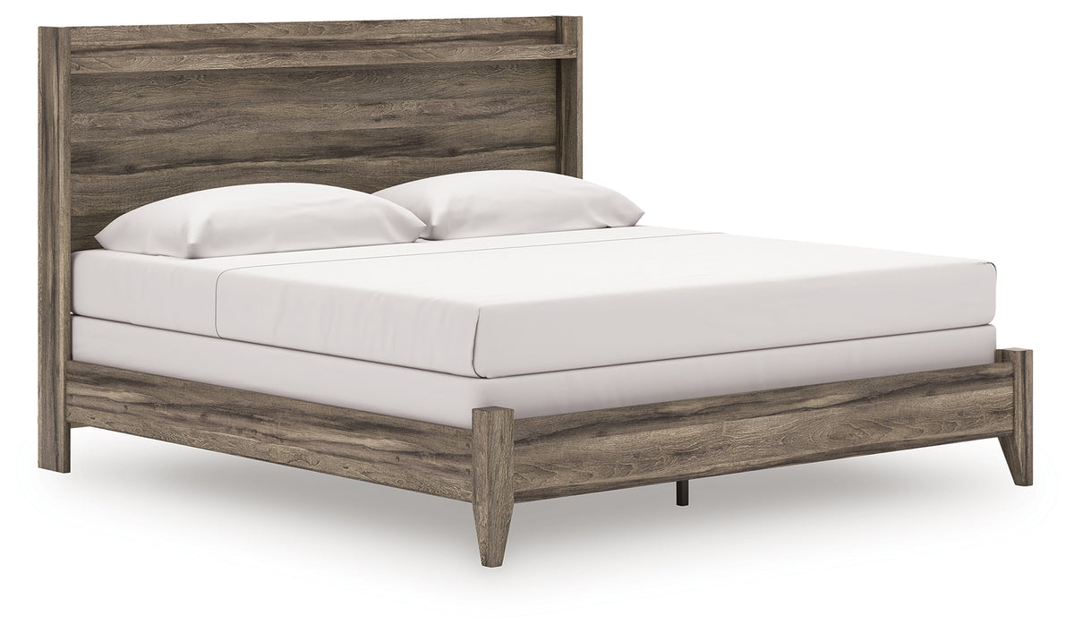 J&M Furniture - Ashley Furniture - Elbrim King Panel Bed - King Panel Bed / Brown - PCB2005B6