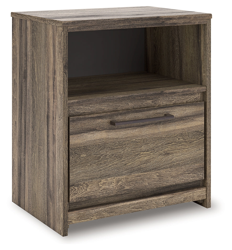 J&M Furniture - Ashley Furniture - Elbrim Nightstand - One Drawer Night Stand / Brown - PCB2005-91