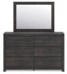Hollivern Twin Panel Storage Bed, Dresser, Mirror and Chest