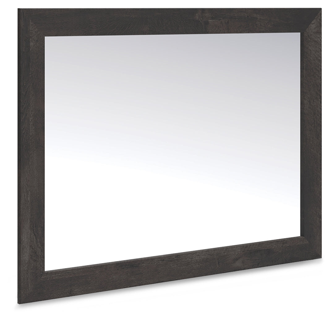 J&M Furniture - Ashley Furniture - Hollivern Bedroom Mirror - Bedroom Mirror / Dark Gray - PCB2108-36