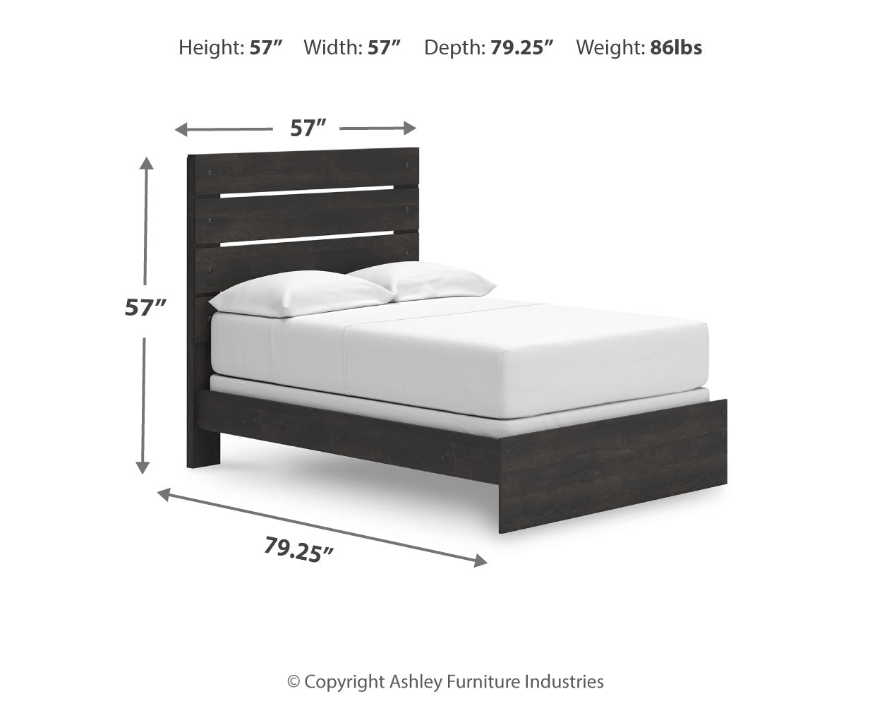 Hollivern Full Panel Bed