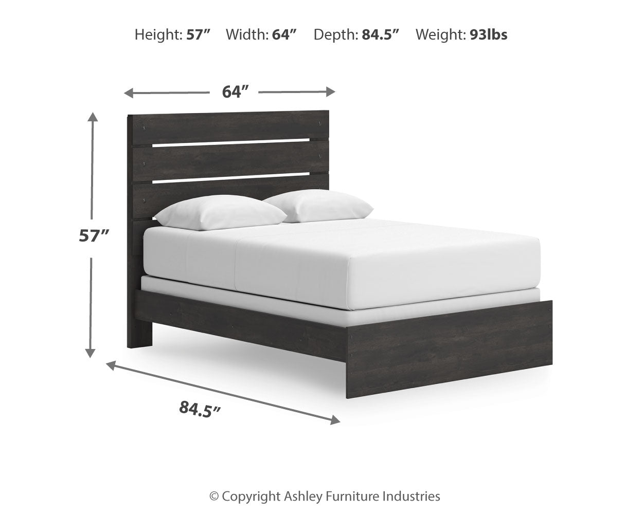 Hollivern Queen Panel Bed