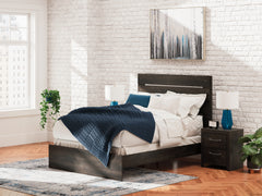 J&M Furniture - Ashley Furniture - Hollivern Queen Panel Bed - Queen Panel Bed / Dark Gray - PCB2108B2