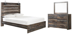 J&M Furniture - Ashley Furniture - Drystan Queen Panel Bed, Dresser and Mirror - Queen Panel Bed, Dresser and Mirror - B211B7