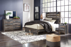 J&M Furniture - Ashley Furniture - Drystan Queen Panel Bed, Dresser, Mirror and Nightstand - Queen Panel Bed, Dresser, Mirror and Nightstand - B211B57
