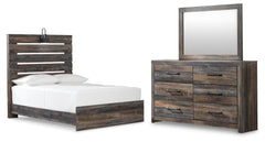 J&M Furniture - Ashley Furniture - Drystan Full Panel Bed, Dresser and Mirror - Full Panel Bed, Dresser and Mirror - B211B6