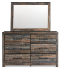 Drystan Queen Panel Storage Bed, Dresser, Mirror, Chest and 2 Nightstands