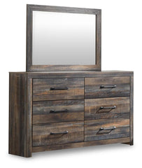 Drystan Queen Panel Bed, Dresser and Mirror