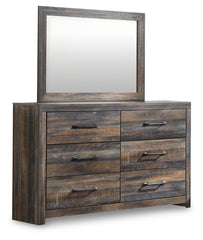 Drystan Twin Panel Bed, Dresser and Mirror