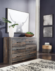 J&M Furniture - Ashley Furniture - Drystan Dresser - Six Drawer Dresser / Multi - B211-31