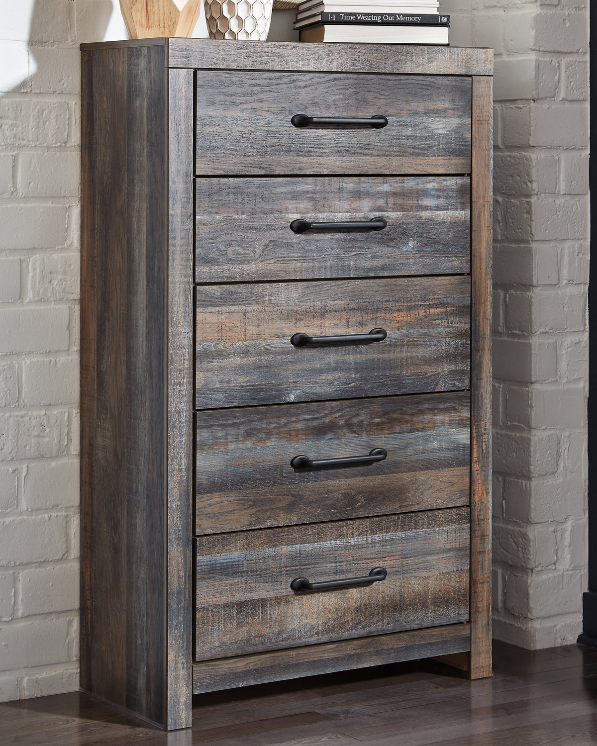 J&M Furniture - Ashley Furniture - Drystan Chest of Drawers - Five Drawer Chest / Multi - B211-46