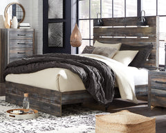 J&M Furniture - Ashley Furniture - Drystan Queen Panel Bed - Queen Panel Bed / Multi - B211B4