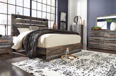J&M Furniture - Ashley Furniture - Drystan King Panel Bed - King Panel Bed / Multi - B211B14