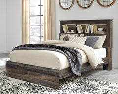J&M Furniture - Ashley Furniture - Drystan Queen Bookcase Bed - Queen Bookcase Bed / Multi - B211B16