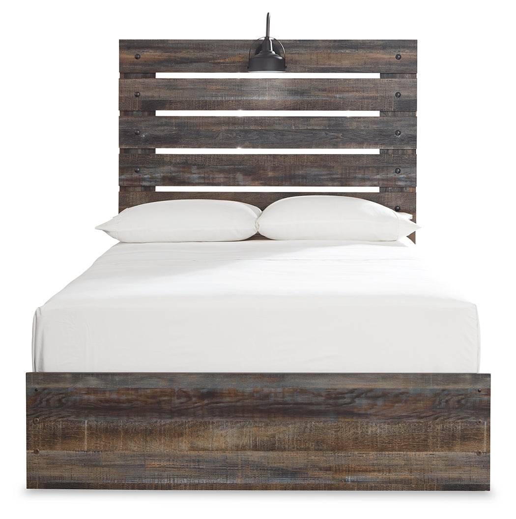 J&M Furniture - Ashley Furniture - Drystan Full Panel Bed - Full Panel Bed / Multi - B211B3