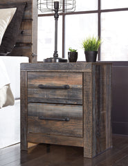 J&M Furniture - Ashley Furniture - Drystan Nightstand - Two Drawer Night Stand / Multi - B211-92