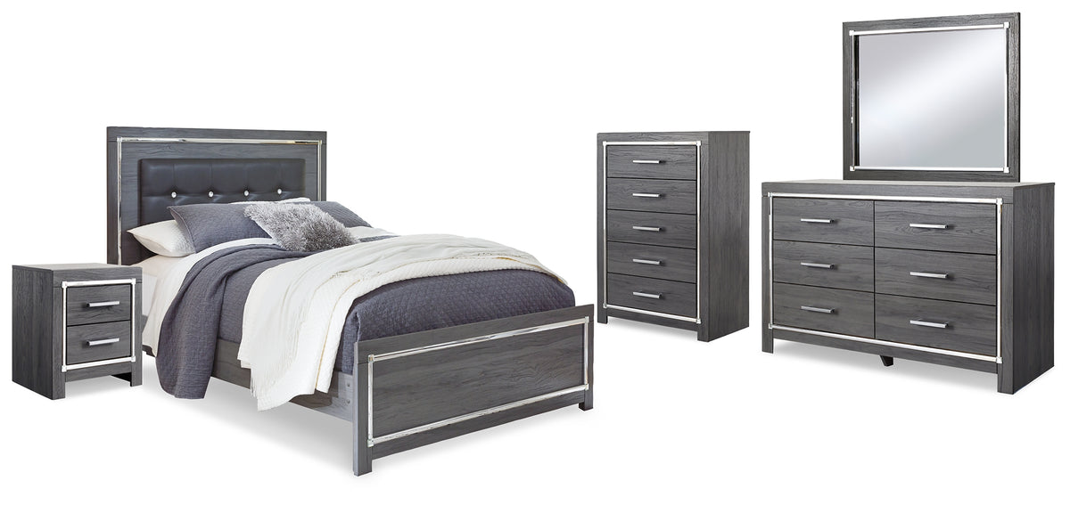 J&M Furniture - Ashley Furniture - Lodanna Queen Panel Bed, Dresser, Mirror, Chest and Nightstand - Queen Panel Bed, Dresser, Mirror, Chest and Nightstand - B214B39