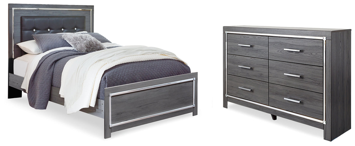 J&M Furniture - Ashley Furniture - Lodanna Queen Panel Bed and Dresser - Queen Panel Bed and Dresser - B214B38