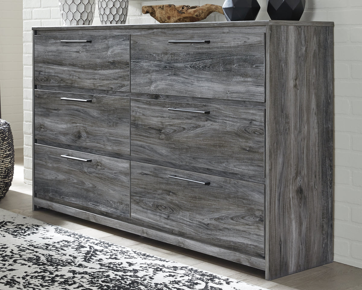 J&M Furniture - Ashley Furniture - Baystorm Dresser - Six Drawer Dresser / Gray - B221-31