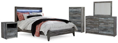 J&M Furniture - Ashley Furniture - Baystorm Queen Panel Bed, Dresser, Mirror, Chest and Nightstand - Queen Panel Bed, Dresser, Mirror, Chest and Nightstand - B221B56