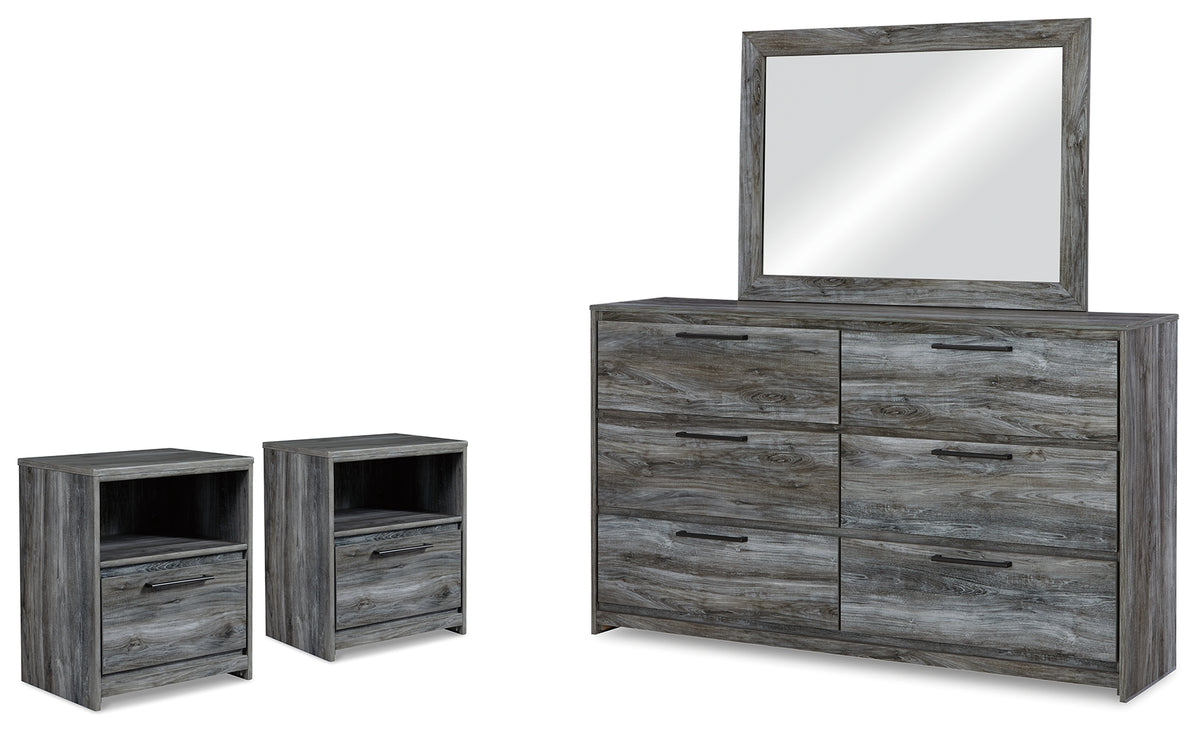 J&M Furniture - Ashley Furniture - Baystorm Dresser, Mirror and 2 Nightstands - Dresser, Mirror and 2 Nightstands - B221B64