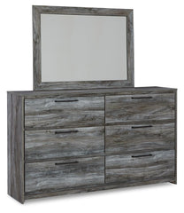 Baystorm Full Storage Bed, Dresser, Mirror and Nightstand