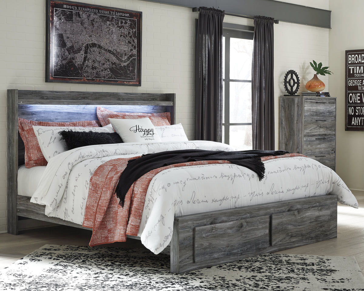 J&M Furniture - Ashley Furniture - Baystorm King Panel Storage Bed with Chest - King Panel Storage Bed with Chest - B221B37