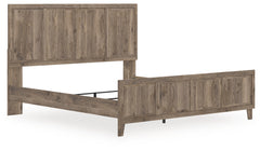 J&M Furniture - Ashley Furniture - Rusticott King Panel Bed - King Panel Bed / Brown - PCB2260B6