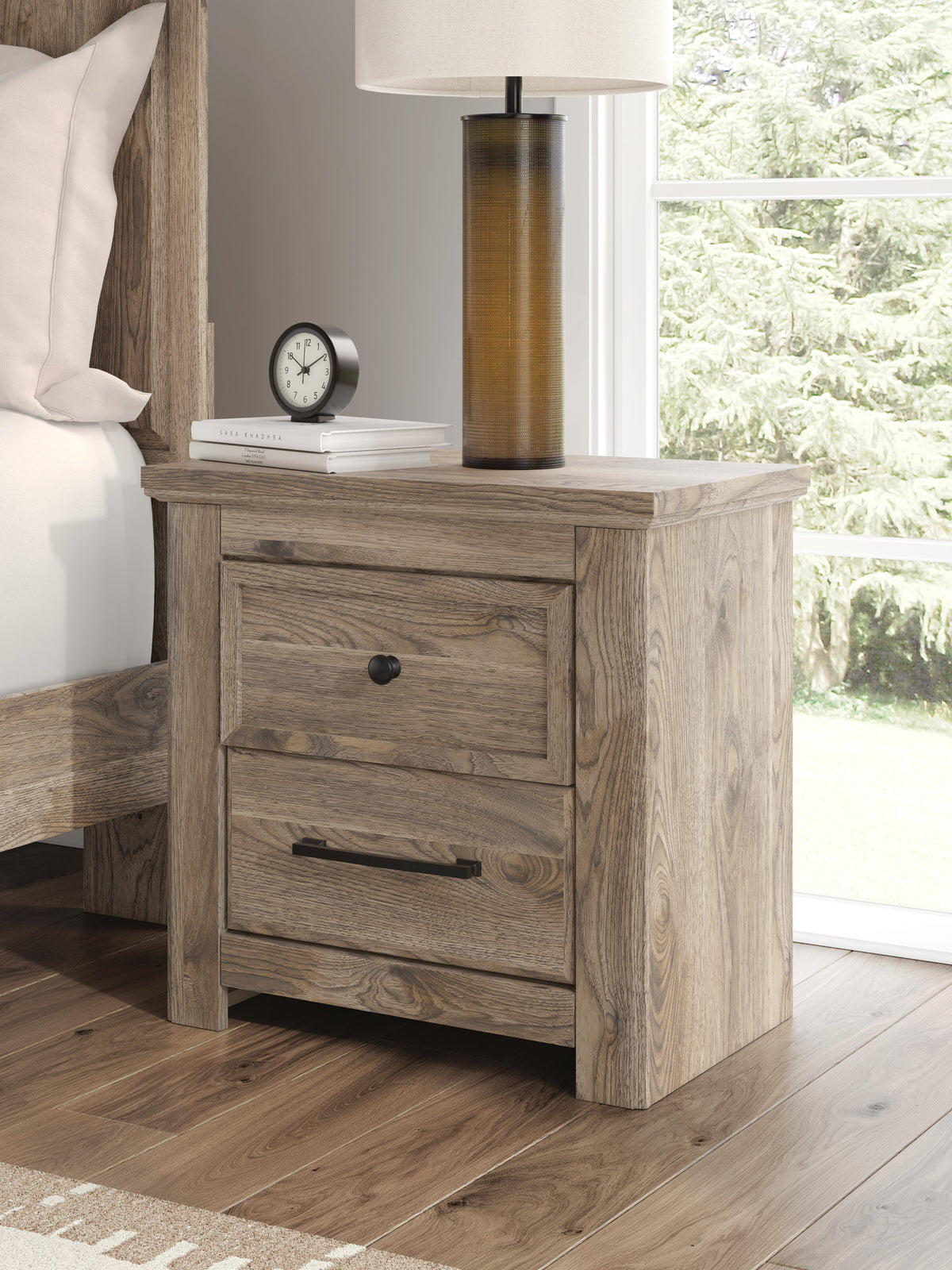 J&M Furniture - Ashley Furniture - Rusticott Nightstand - Two Drawer Night Stand - PCB2260-92