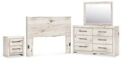 J&M Furniture - Ashley Furniture - Lawroy Queen Panel Headboard, Dresser and Nightstand - Queen Panel Headboard, Dresser and Nightstand - B2310B47