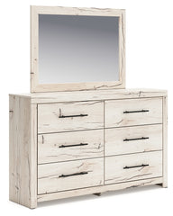 Lawroy Queen Storage Bed, Dresser, Mirror, Nightstand