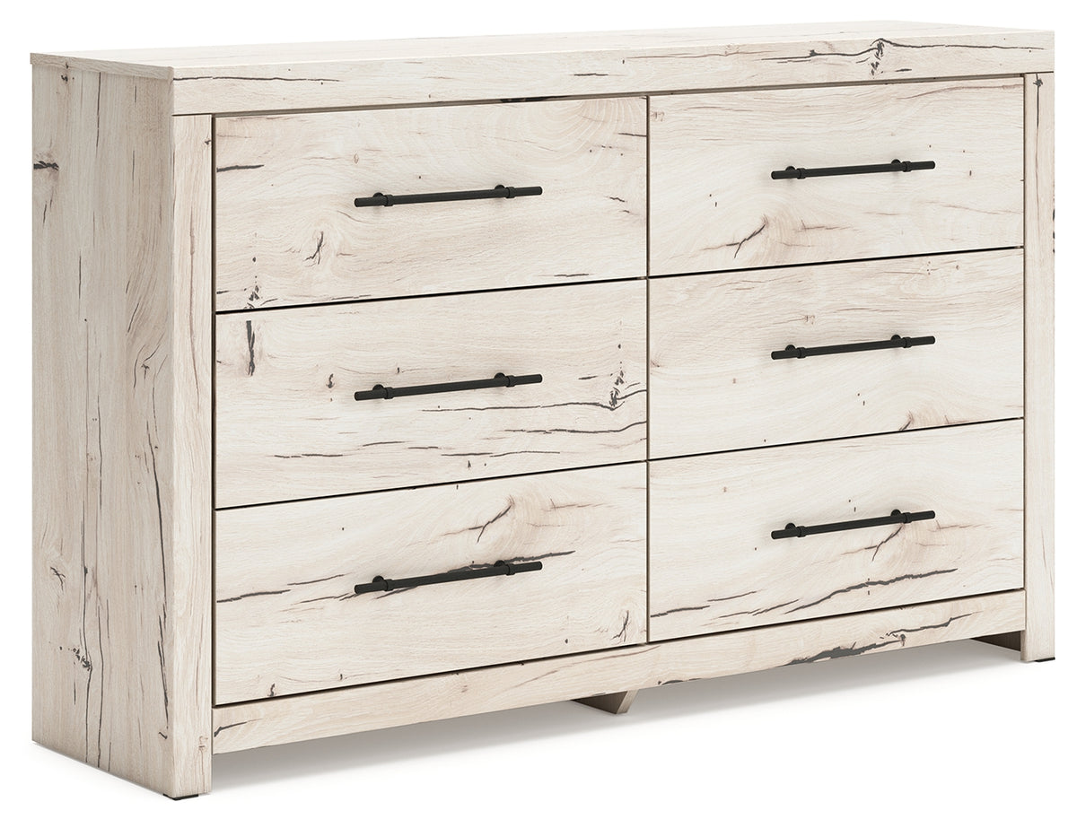 J&M Furniture - Ashley Furniture - Lawroy Dresser - Six Drawer Dresser / Light Natural - B2310-31