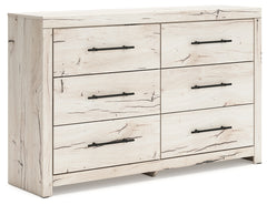 J&M Furniture - Ashley Furniture - Lawroy Dresser - Six Drawer Dresser / Light Natural - B2310-31