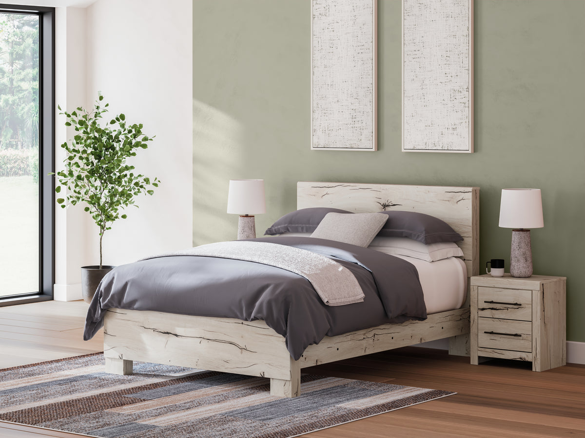 J&M Furniture - Ashley Furniture - Lawroy Queen Panel Bed - Queen Panel Bed / Light Natural - B2310B2