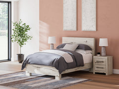 J&M Furniture - Ashley Furniture - Lawroy Full Panel Bed - Full Panel Bed / Light Natural - B2310B16