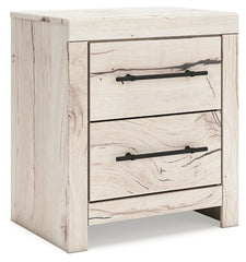 J&M Furniture - Ashley Furniture - Lawroy Nightstand - Two Drawer Night Stand / Light Natural - B2310-92