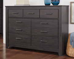 J&M Furniture - Ashley Furniture - Brinxton Dresser - Seven Drawer Dresser / Charcoal - B249-31
