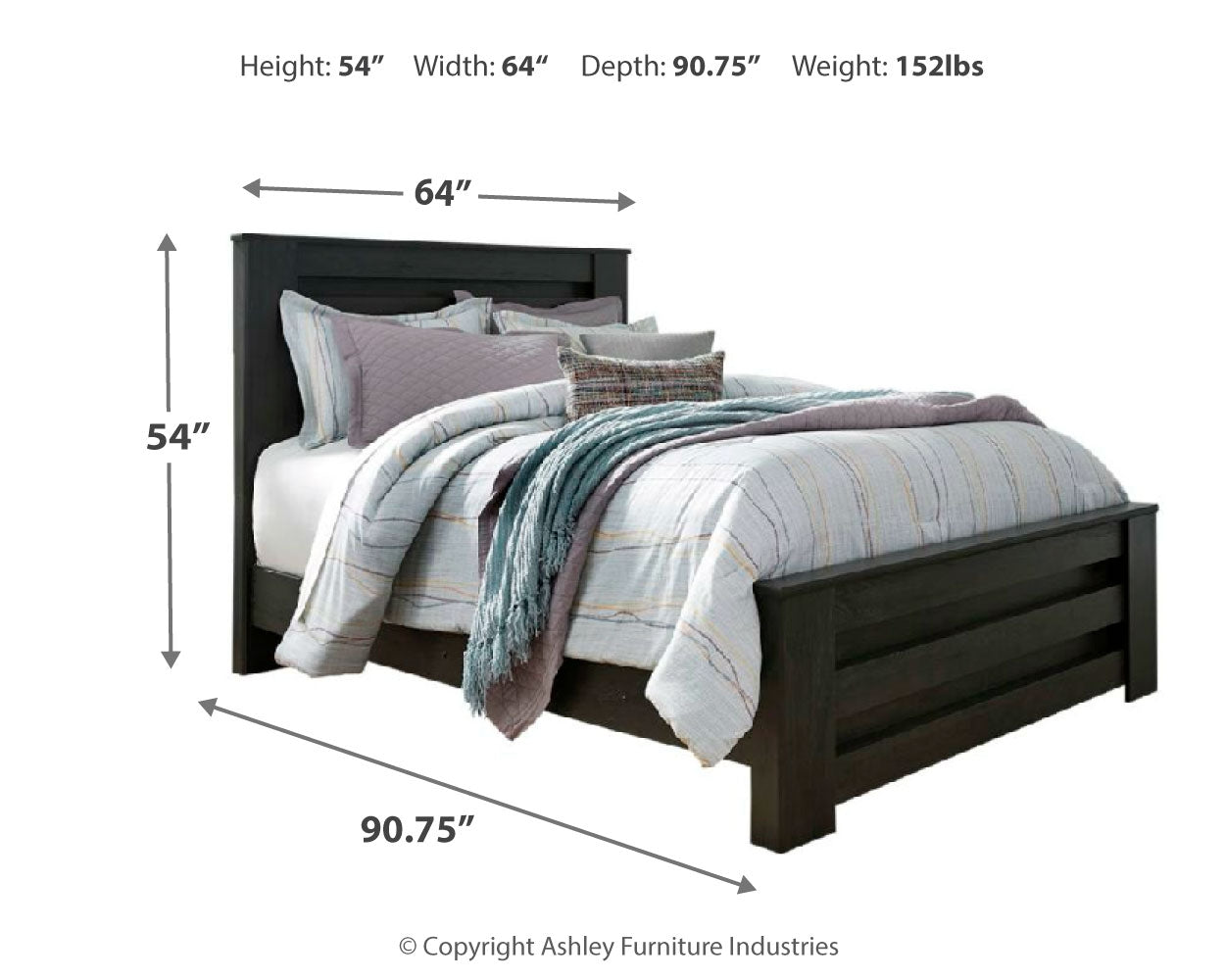 Brinxton Queen Panel Bed