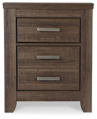Juararo King Panel Bed and 2 Nightstands