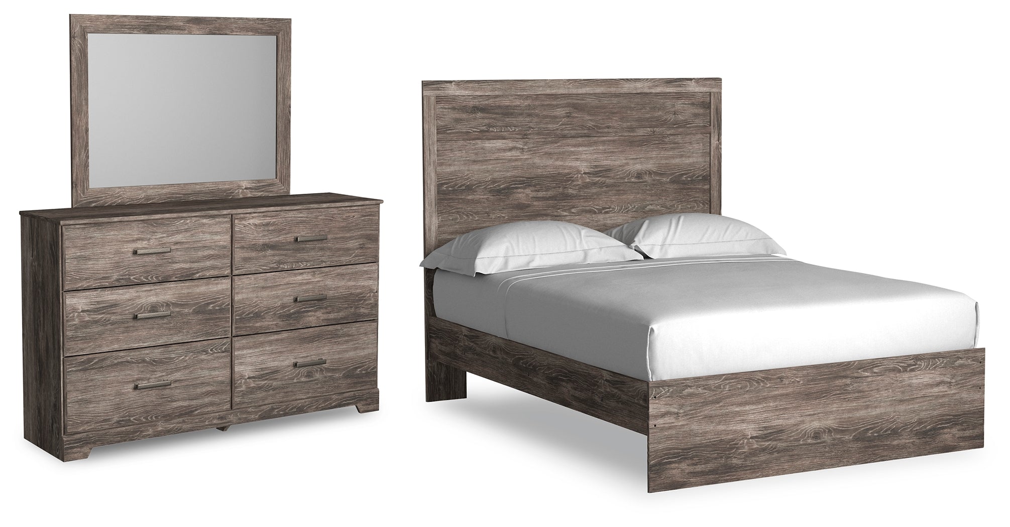 J&M Furniture - Ashley Furniture - Ralinksi Full Panel Bed, Dresser and Mirror - Full Panel Bed, Dresser and Mirror - B2587B5