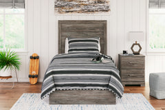 J&M Furniture - Ashley Furniture - Ralinksi Twin Panel Bed - Twin Panel Bed / Gray - B2587B11