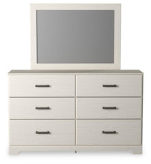 Stelsie King Panel Bed, Dresser, Mirror and Nightstand