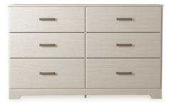 J&M Furniture - Ashley Furniture - Stelsie Dresser - Six Drawer Dresser / White - B2588-31