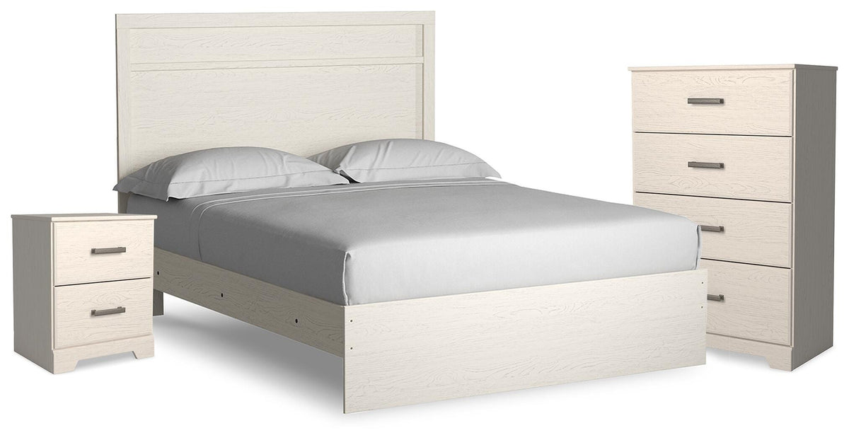J&M Furniture - Ashley Furniture - Stelsie Queen Panel Bed, Chest and Nightstand - Queen Panel Bed, Chest and Nightstand - B2588B16